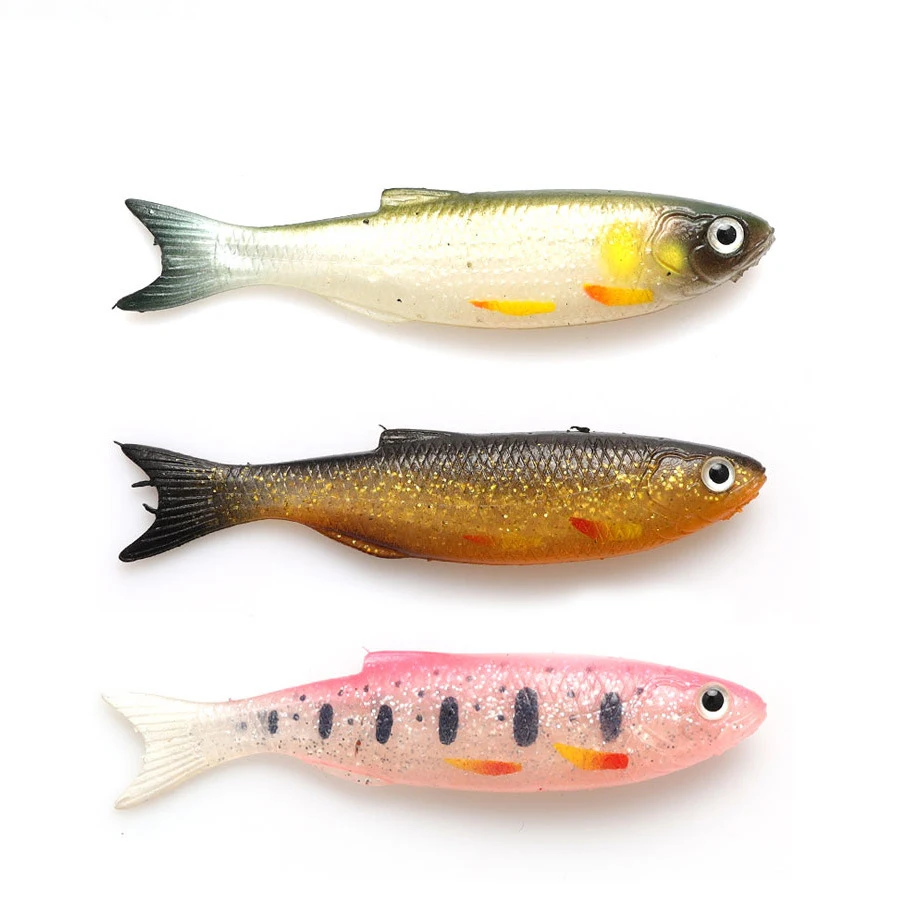 Cheery 9 cm 7g 3D Tuna Trolling Plastic Silicone Bream Bass Trout Soft Lure ABS Pencil Lure - view 6