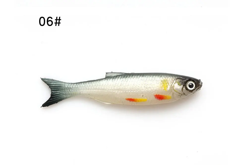 Cheery 9 cm 7g 3D Tuna Trolling Plastic Silicone Bream Bass Trout Soft Lure ABS Pencil Lure - view 16