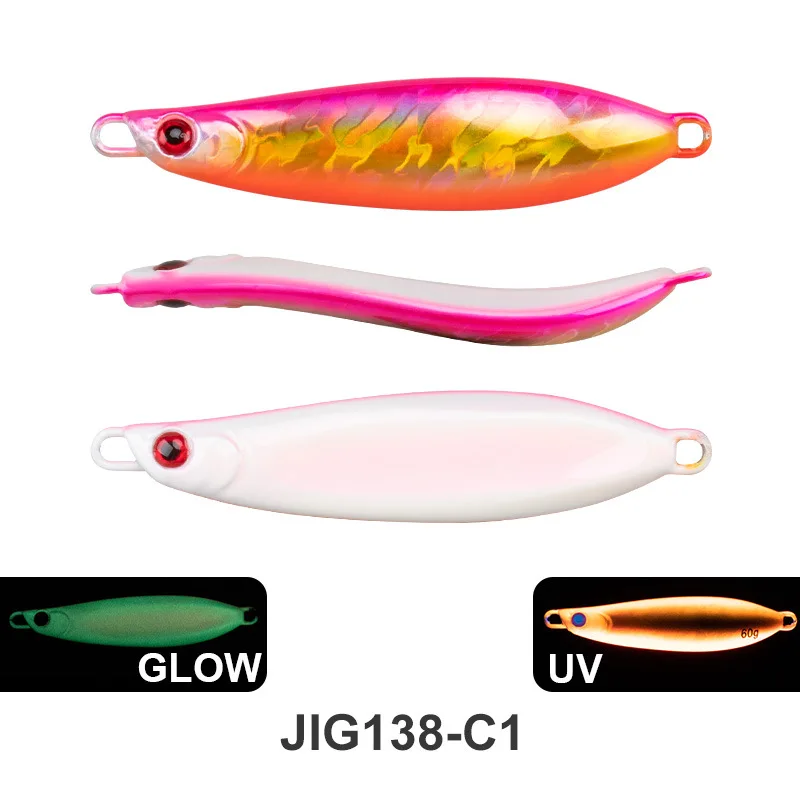 Sea Fishing Metal Jig S Bass Cod Glow in the Dark Boat ABS Pencil Lure - view 3