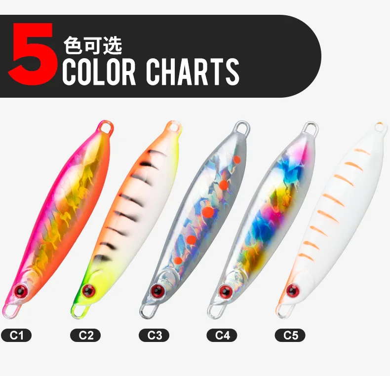 Sea Fishing Metal Jig S Bass Cod Glow in the Dark Boat ABS Pencil Lure - view 9