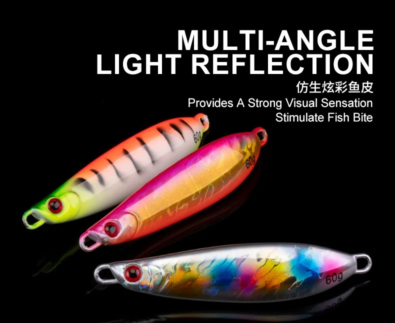 Sea Fishing Metal Jig S Bass Cod Glow in the Dark Boat ABS Pencil Lure - view 14