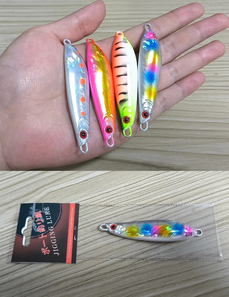 Sea Fishing Metal Jig S Bass Cod Glow in the Dark Boat ABS Pencil Lure - view 17