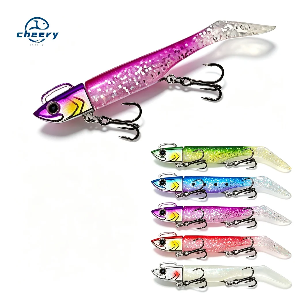 CHEERY Luminous Lead Fishing Bait, , for Bass, 30g-43g,