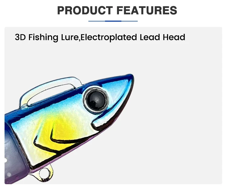CHEERY Luminous Lead Fishing Bait, , for Bass, 30g-43g, ABS Pencil Lure - view 10