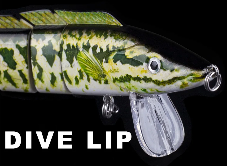 130mm 18 5g New Scales Flashing 130 mm 18.5g min Plastic Fure Bass Soft Lure ABS Pencil Lure - view 13