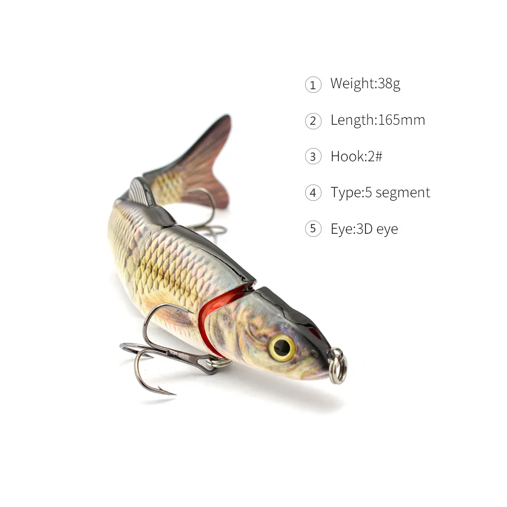 Carp Artificial Fishing Bait D5J01 ABS Material Freshwater Hooks