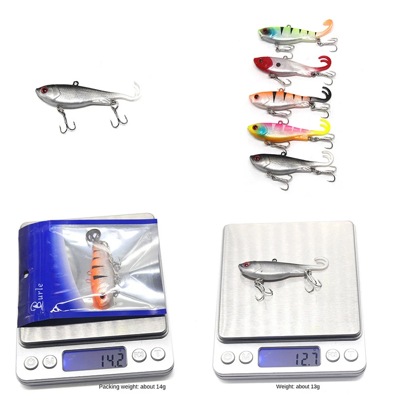 Hessen 6.8cm 14g 5 PVC Lead Fishing Bait, for Freshwater Salmon 、 ABS Pencil Lure - view 9