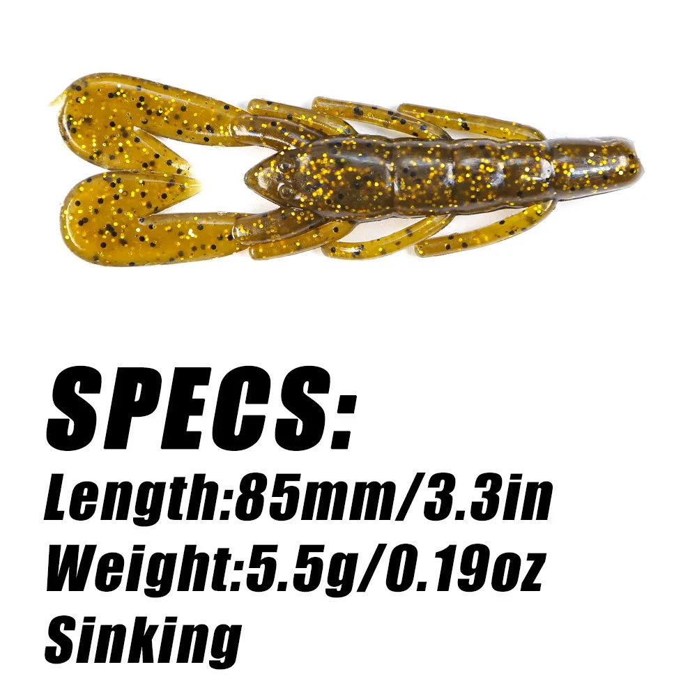 Shrimp Fishing Bait Stainless Steel Soft Lure 6 Artificial for ABS Pencil Lure - view 15
