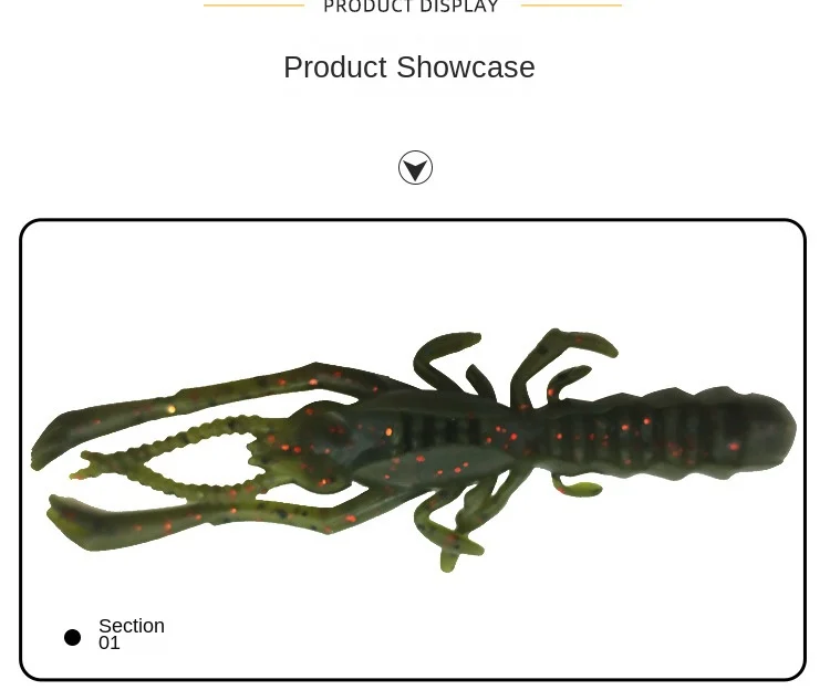 Shrimp Fishing Bait Freshwater Saltwater Soft Lure Stainless Steel - Pencil Lure by Cheery