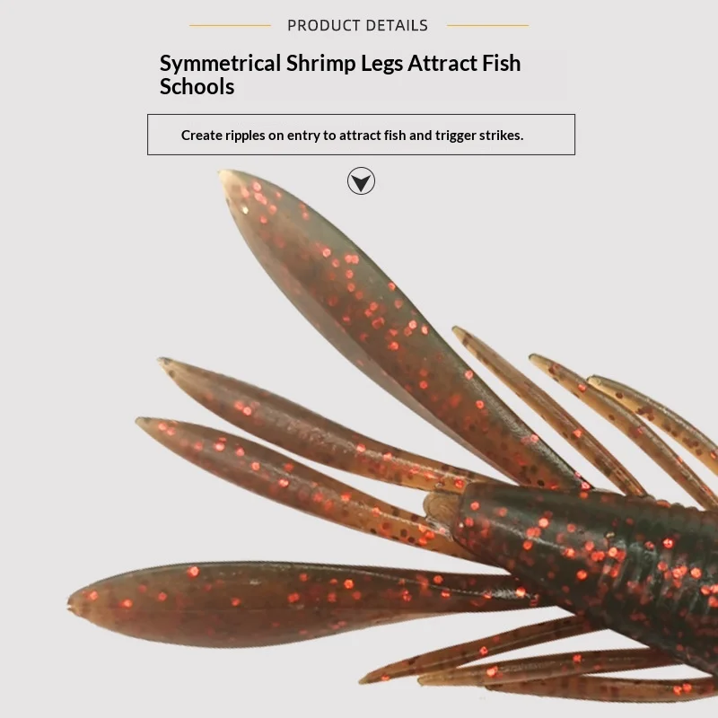 Stainless Steel 7 g /4 g Shrimp Soft Plastic Lure Sea Fishing 6 （ ABS Pencil Lure - view 9