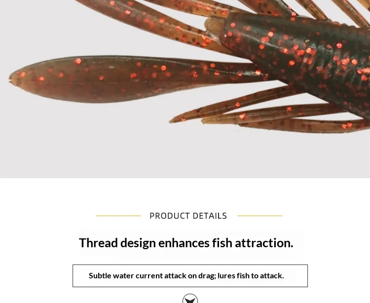 Stainless Steel 7 g /4 g Shrimp Soft Plastic Lure Sea Fishing 6 （ ABS Pencil Lure - detail 1