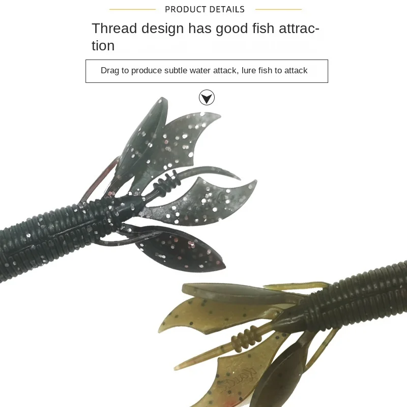 Artificial Freshwater Shrimp Soft Lure, Sea Fishing Saltwater ABS Pencil Lure - view 7