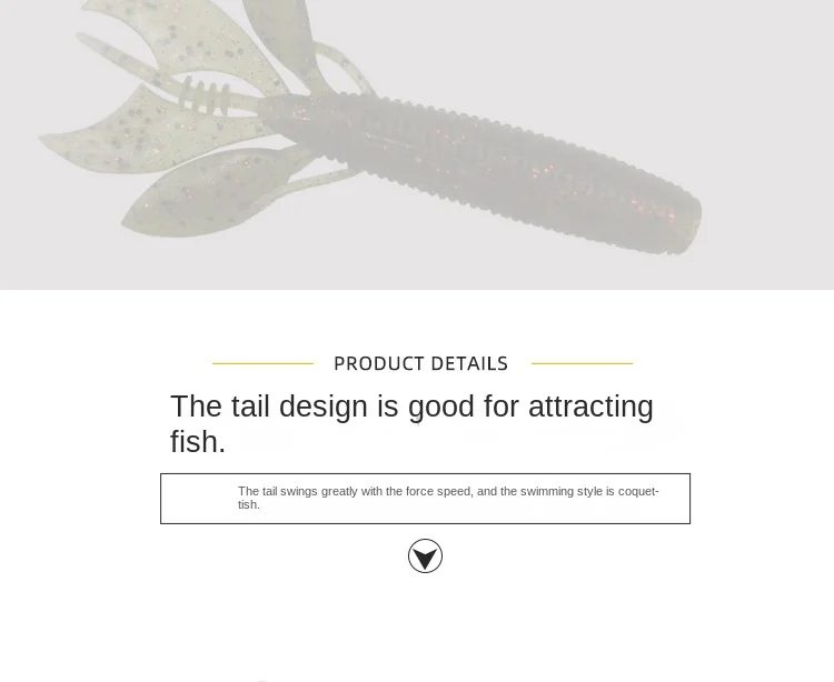 Artificial Freshwater Shrimp Soft Lure, Sea Fishing Saltwater ABS Pencil Lure - detail 1