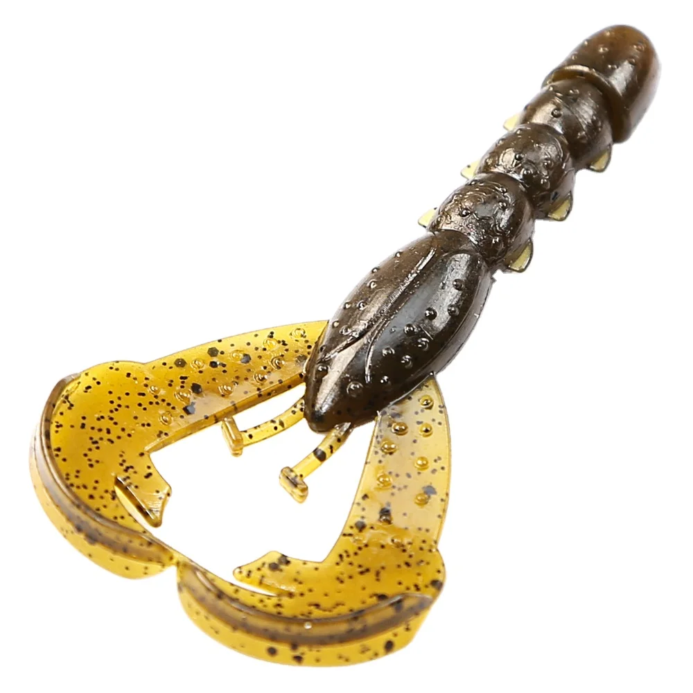Shrimp Soft Plastic Lure Stainless Steel 8 Fishing Bait