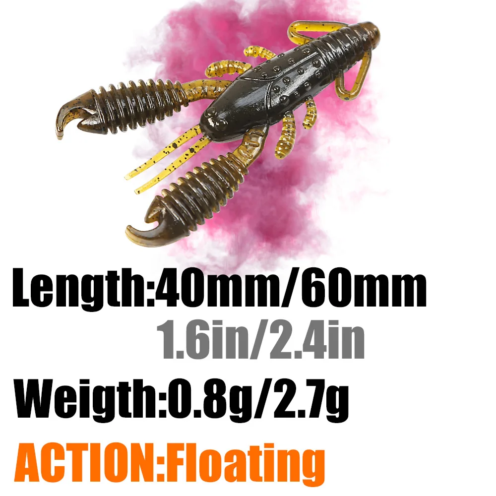 Soft Lure Stainless Steel Shrimp Bass ABS Pencil Lure - view 13