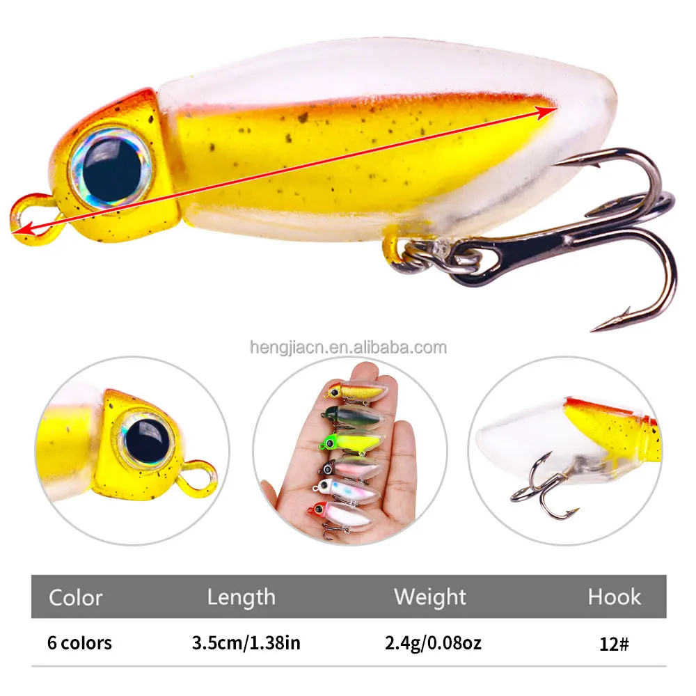 4 cm 2.5 g Fishing Bait 1.77 ABS Pencil Lure - view 11