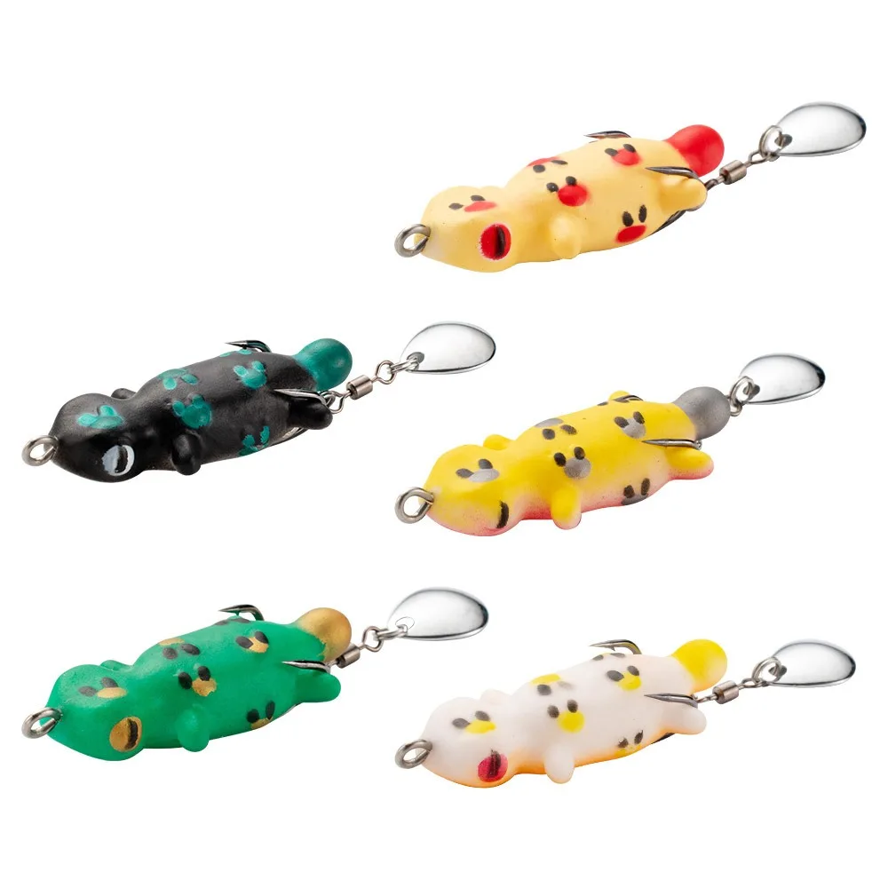 Cheery New 4.5cm 5.2g Frog Soft Lure Fishing Bait