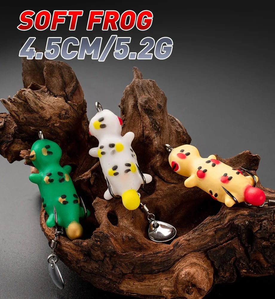 Cheery New 4.5cm 5.2g Frog Soft Lure Fishing Bait ABS Pencil Lure - view 7