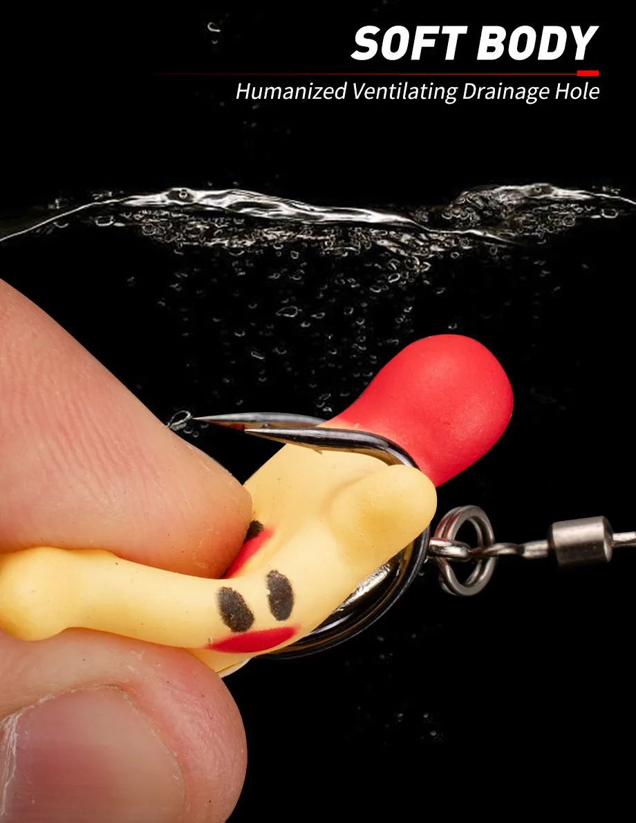 Cheery New 4.5cm 5.2g Frog Soft Lure Fishing Bait ABS Pencil Lure - view 12