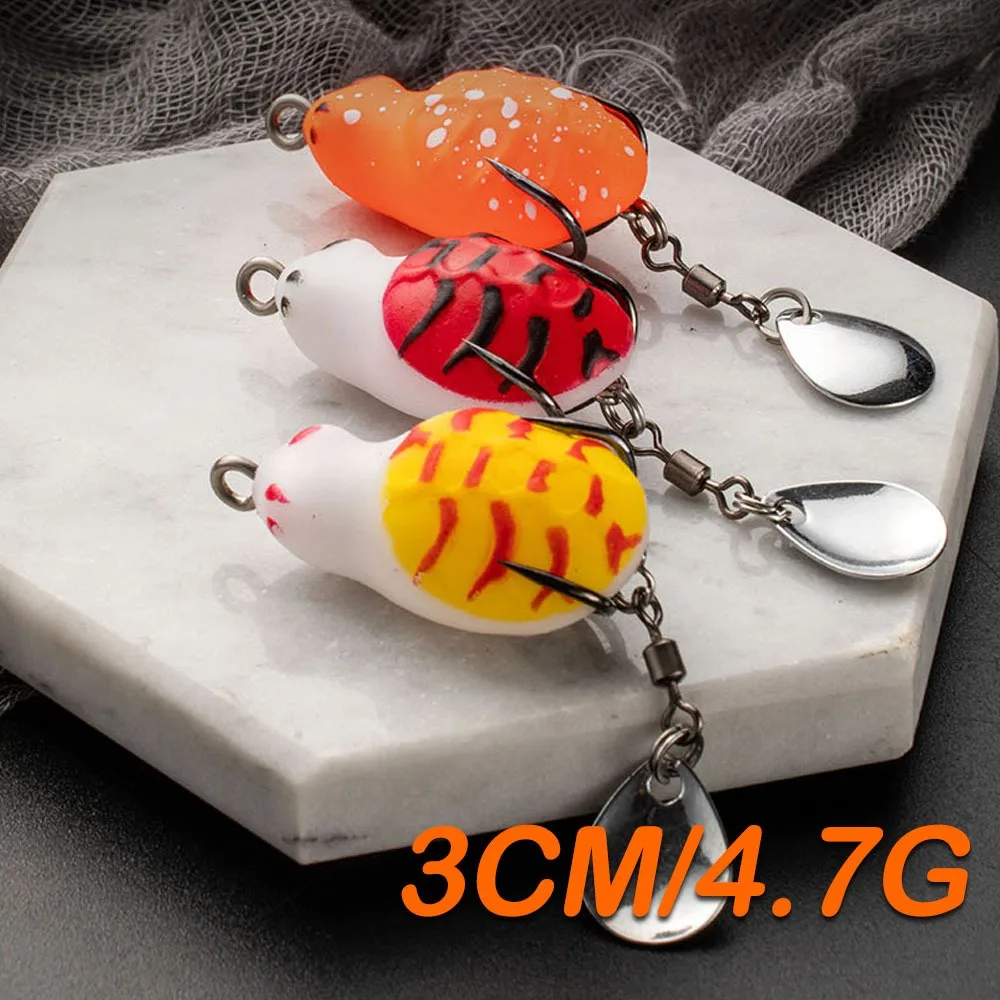 Cheery Wholesale Frog 3 cm 4.7 g Soft Lure Fishing Bait ABS Pencil Lure - view 2