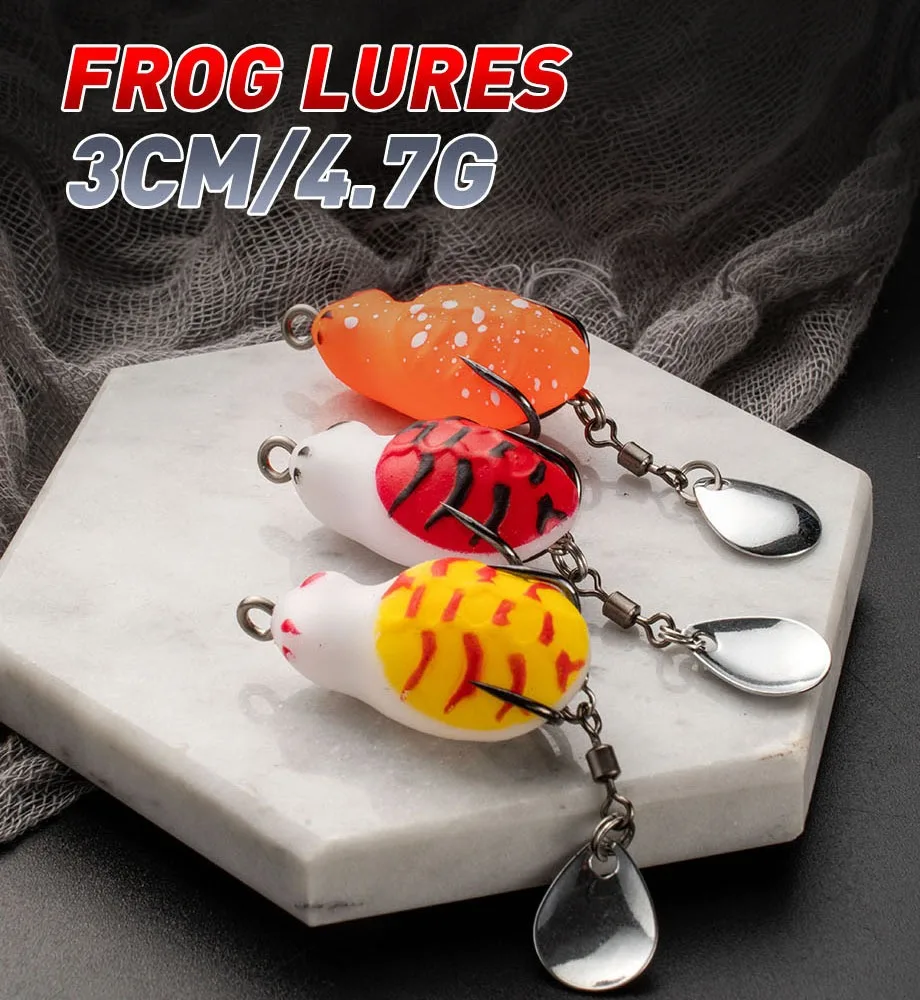 Cheery Wholesale Frog 3 cm 4.7 g Soft Lure Fishing Bait ABS Pencil Lure - view 7