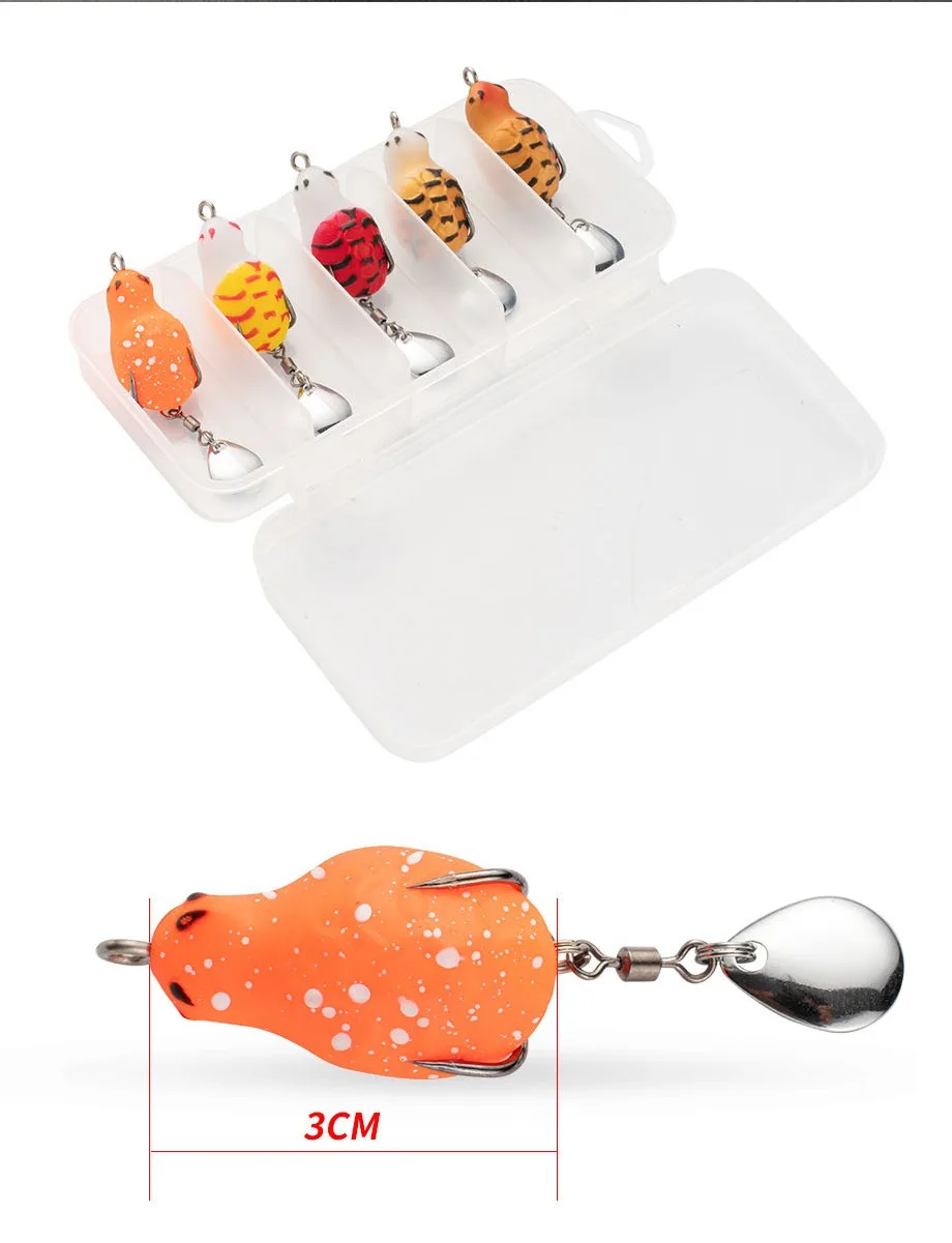 Cheery Wholesale Frog 3 cm 4.7 g Soft Lure Fishing Bait ABS Pencil Lure - view 10