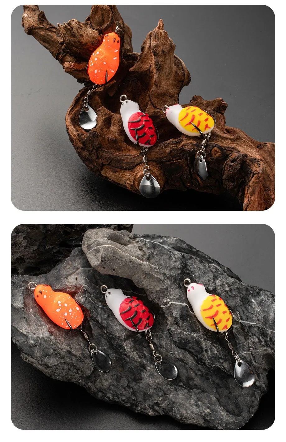 Cheery Wholesale Frog 3 cm 4.7 g Soft Lure Fishing Bait ABS Pencil Lure - view 13