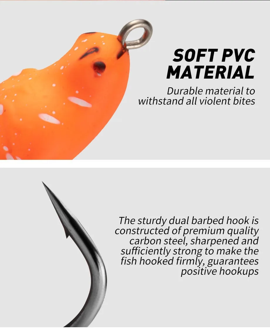 Cheery Wholesale Frog 3 cm 4.7 g Soft Lure Fishing Bait ABS Pencil Lure - view 14