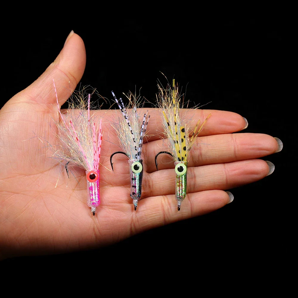 3D Glow in the Dark Squid Rubber Metal Trout Bass Fishing Bait ABS Pencil Lure - view 15