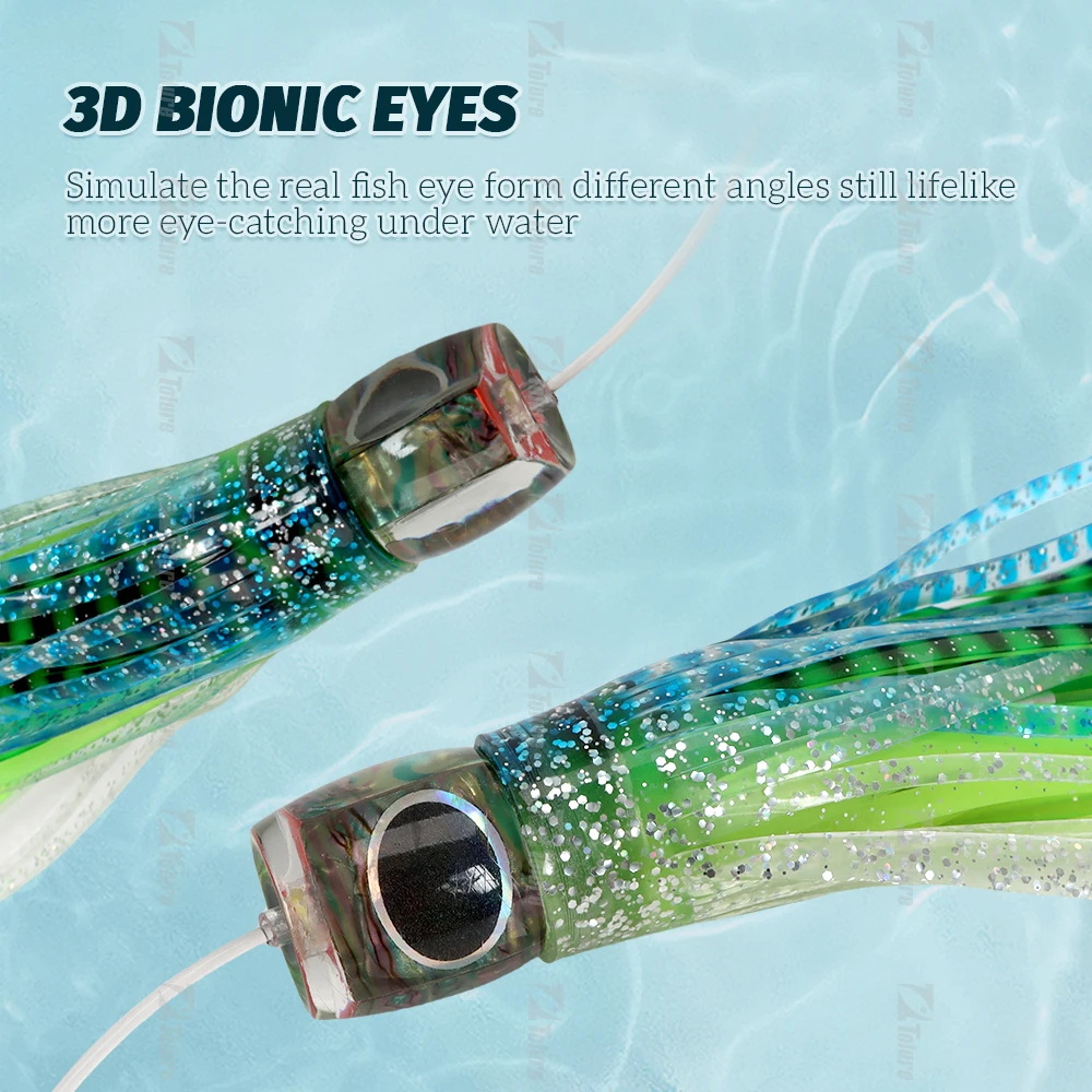 g Trolling 6/0 7/0 9/0 Octopus Lead Soft Lure ABS Pencil Lure - view 3