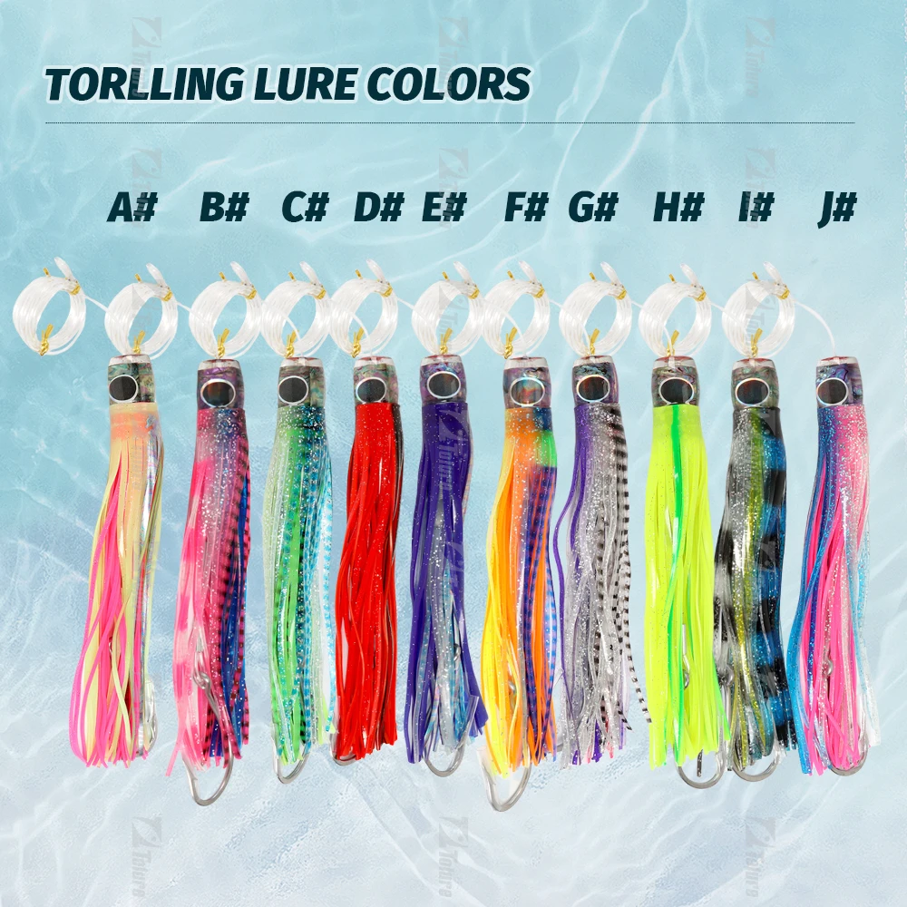 g Trolling 6/0 7/0 9/0 Octopus Lead Soft Lure ABS Pencil Lure - view 4