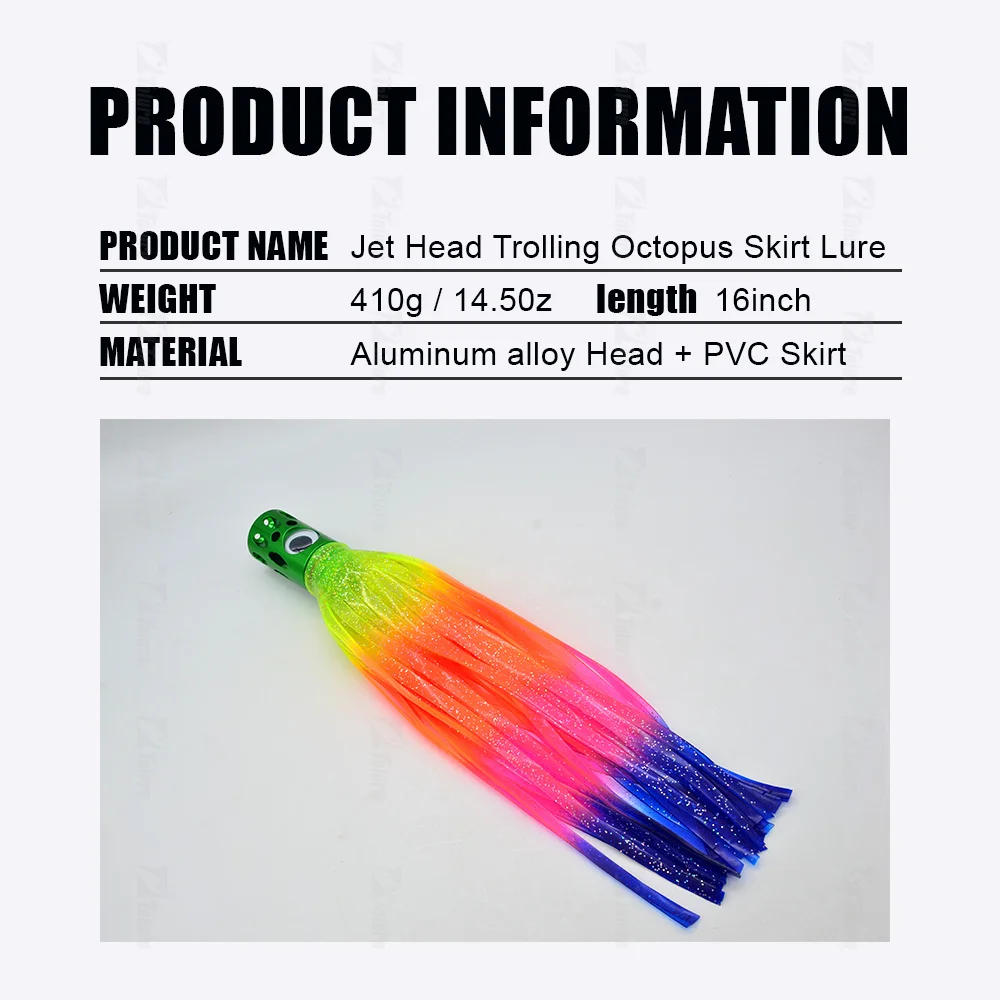 16 Trolling Metal Octopus Silicone Squid Soft Lure ABS Pencil Lure - view 13