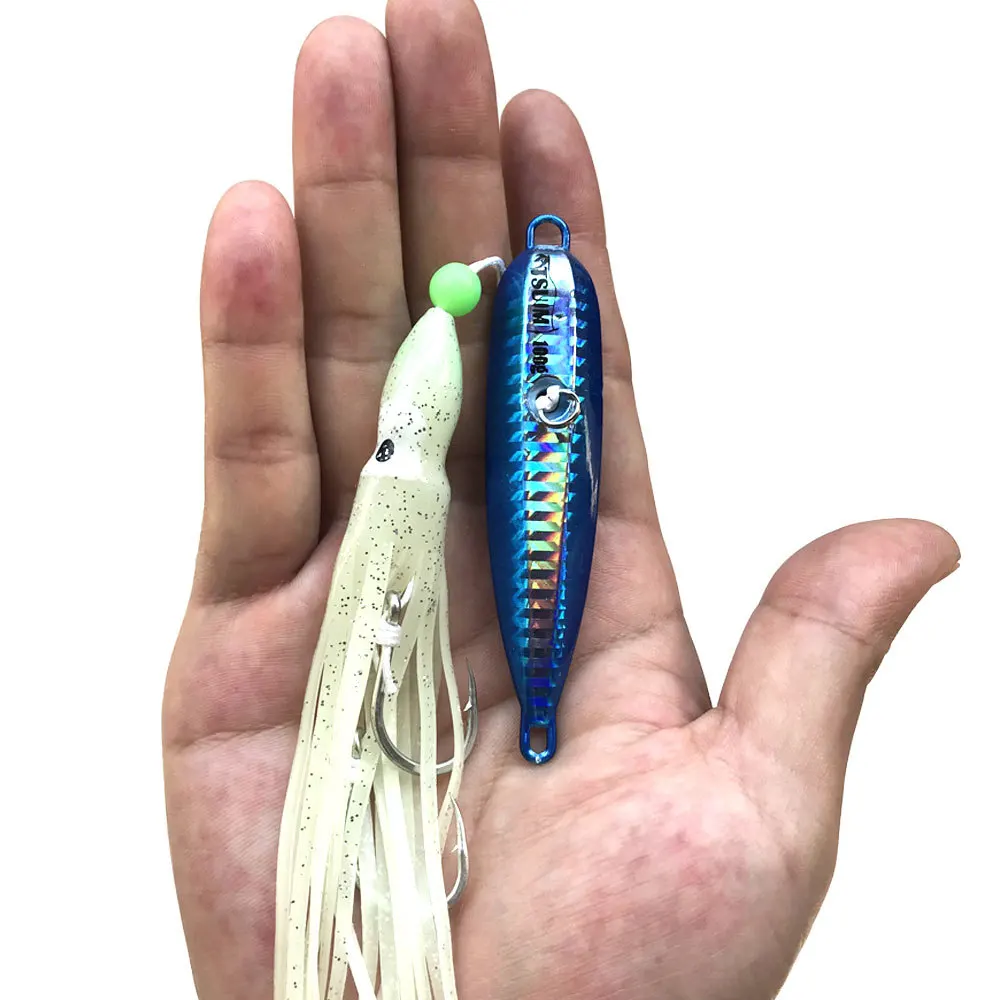 80g Glow in the Dark Octopus Squid Shrimp Silicone