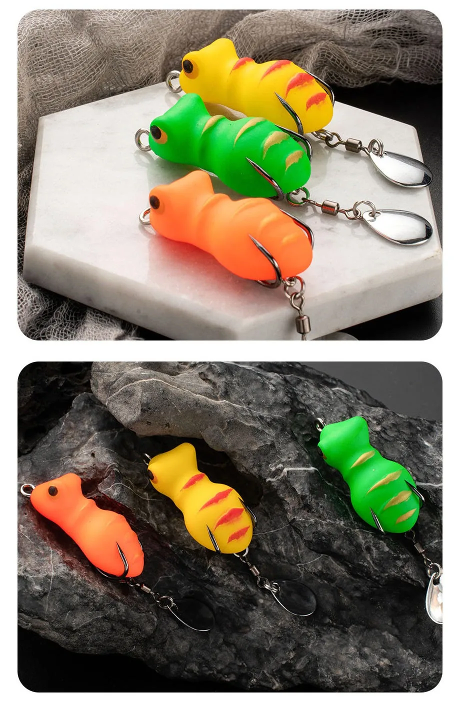 Cheery 3.5 cm 5.2 g Frog Fishing Bait Lure Soft ABS Pencil Lure - view 12