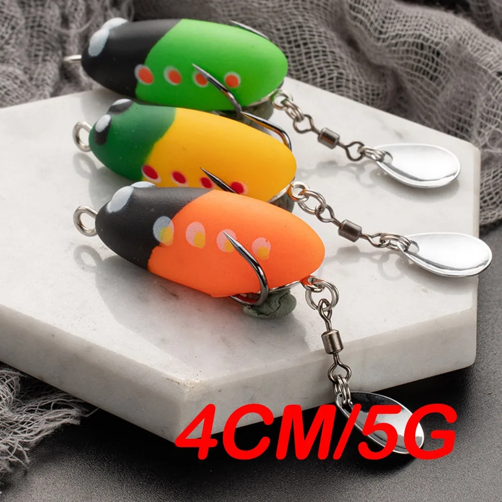 Cheery WEI Frog Lure 4cm 5g Fishing Bait Soft ABS Pencil Lure - view 1