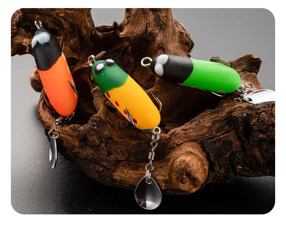 Cheery WEI Frog Lure 4cm 5g Fishing Bait Soft ABS Pencil Lure - view 7
