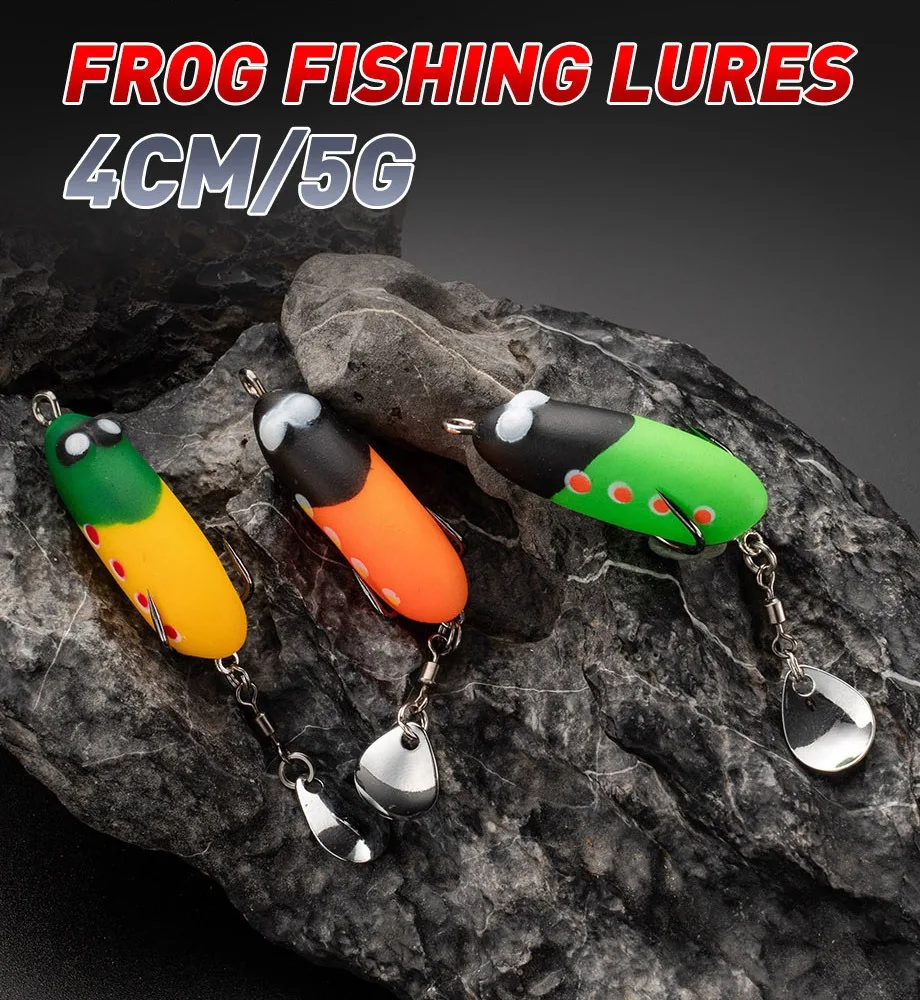 Cheery WEI Frog Lure 4cm 5g Fishing Bait Soft ABS Pencil Lure - view 8