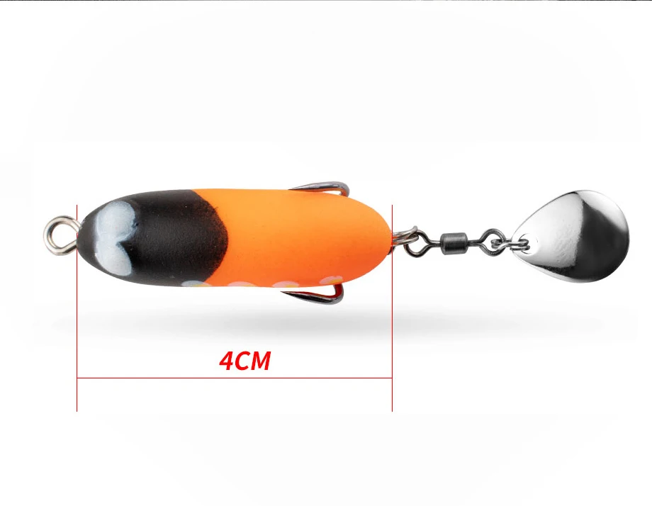 Cheery WEI Frog Lure 4cm 5g Fishing Bait Soft ABS Pencil Lure - view 10