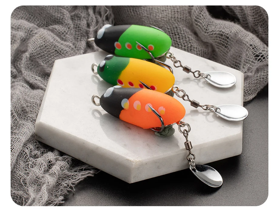 Cheery WEI Frog Lure 4cm 5g Fishing Bait Soft ABS Pencil Lure - view 13