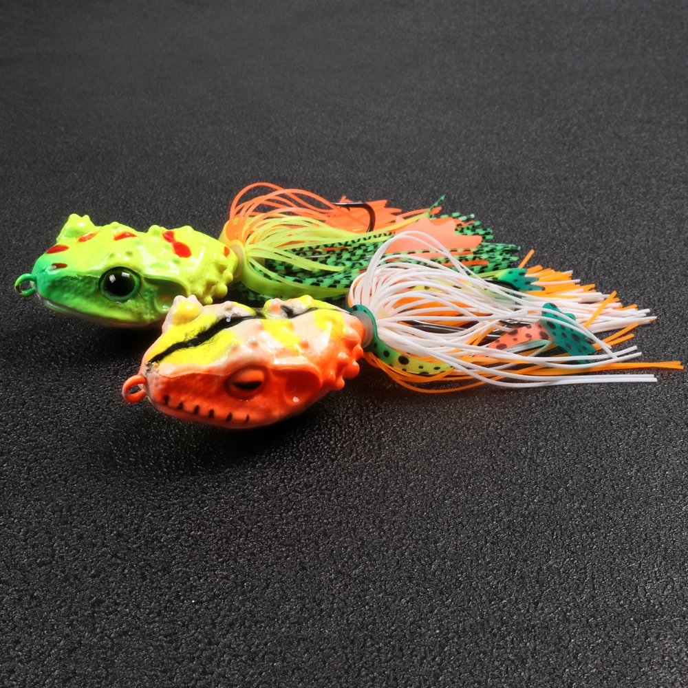 Cheery TEUKIM 5cm 11g Frog Fishing Bait, Hooks, Artificial for