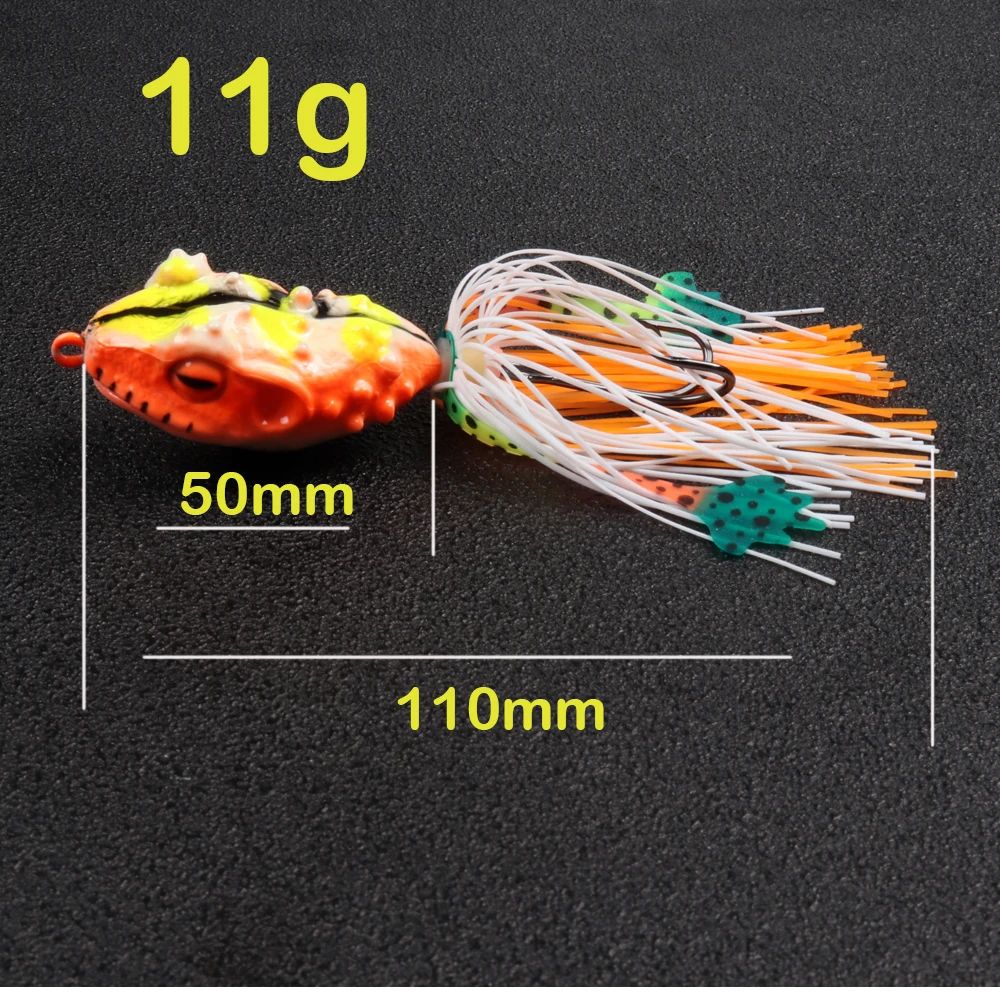 Cheery TEUKIM 5cm 11g Frog Fishing Bait, Hooks, Artificial for ABS Pencil Lure - view 7
