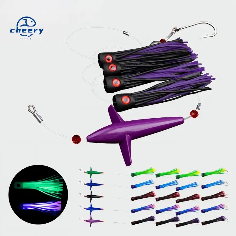 CHEERY Saltwater Trolling Fishing Bait Silicone 210 g 155 mm /6 ABS Pencil Lure - view 3