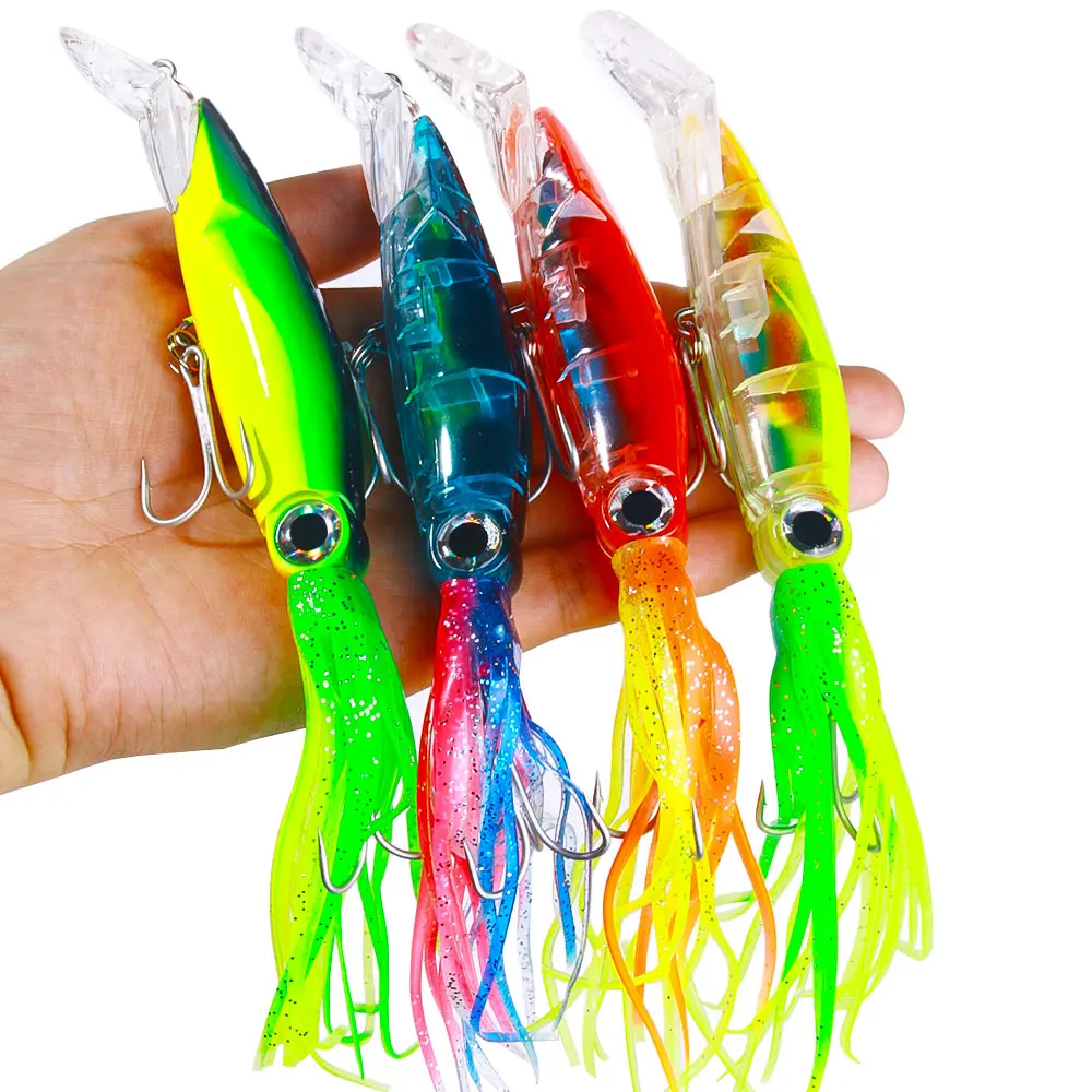 14 cm -40 g Fishing Bait Plastic Octopus Trolling ABS Pencil Lure - view 4