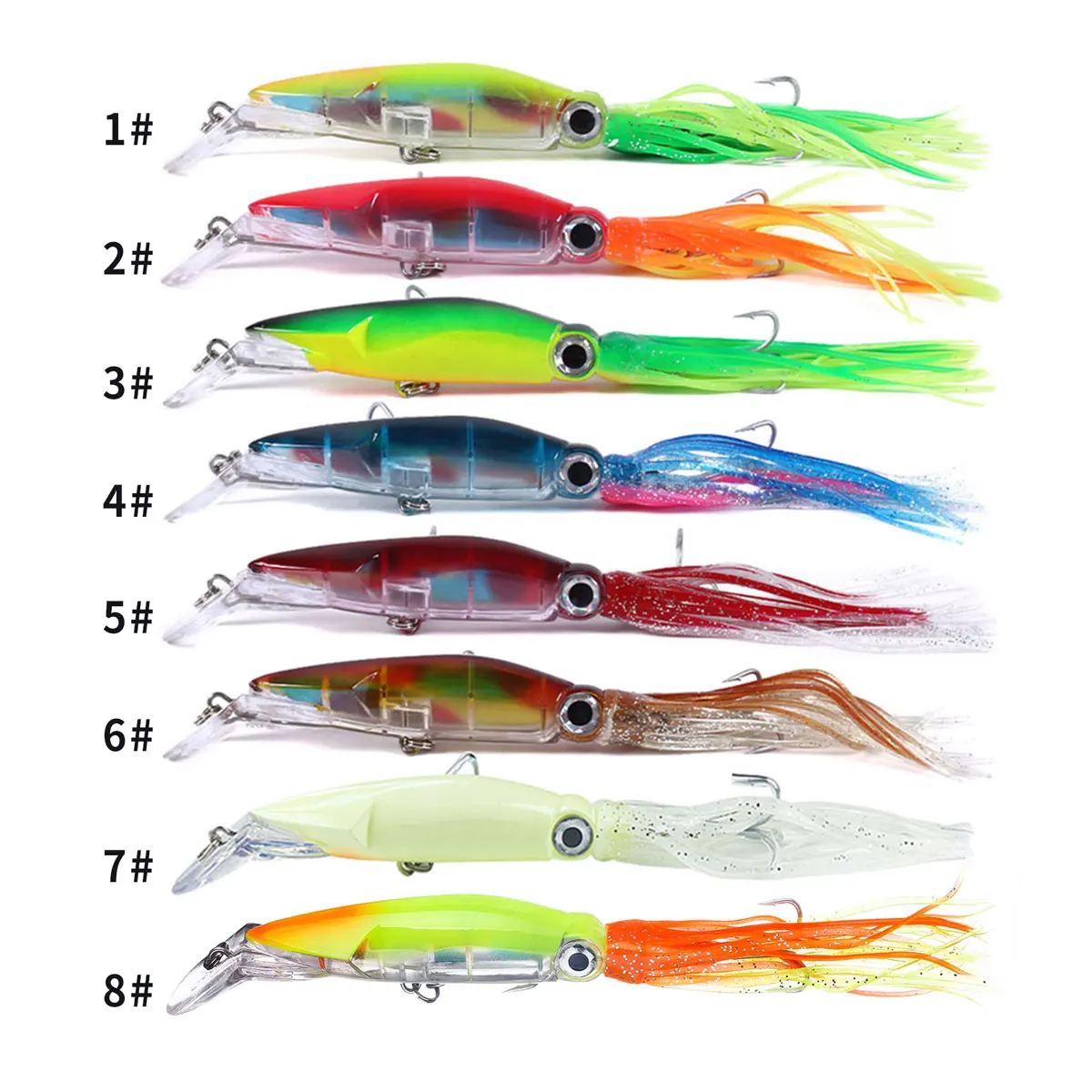 14 cm -40 g Fishing Bait Plastic Octopus Trolling ABS Pencil Lure - view 15
