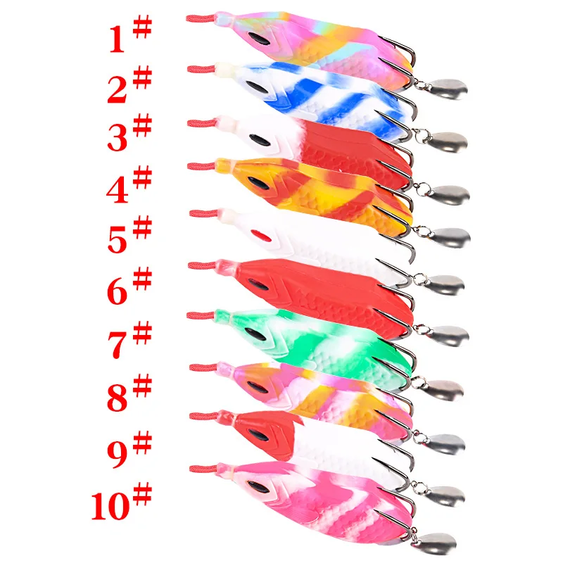 11.5 cm /16 g Frog Lure Fishing Bait Soft Rubber Spoon Trout Bass ABS Pencil Lure - view 3