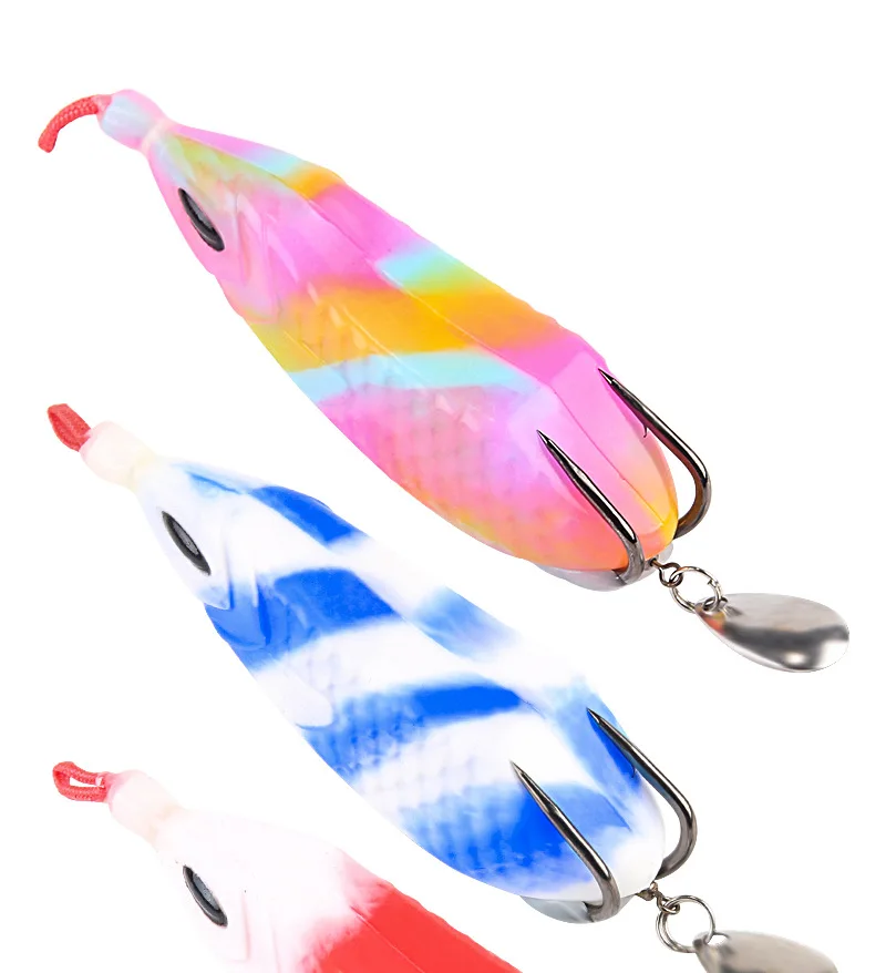 11.5 cm /16 g Frog Lure Fishing Bait Soft Rubber Spoon Trout Bass ABS Pencil Lure - view 14