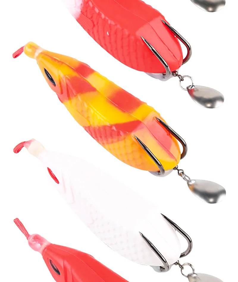 11.5 cm /16 g Frog Lure Fishing Bait Soft Rubber Spoon Trout Bass ABS Pencil Lure - view 15