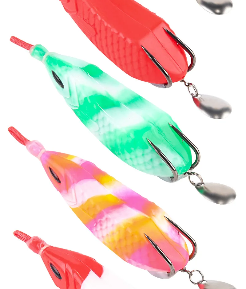 11.5 cm /16 g Frog Lure Fishing Bait Soft Rubber Spoon Trout Bass ABS Pencil Lure - view 16