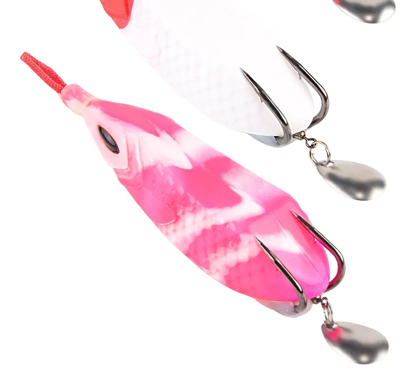 11.5 cm /16 g Frog Lure Fishing Bait Soft Rubber Spoon Trout Bass ABS Pencil Lure - view 17
