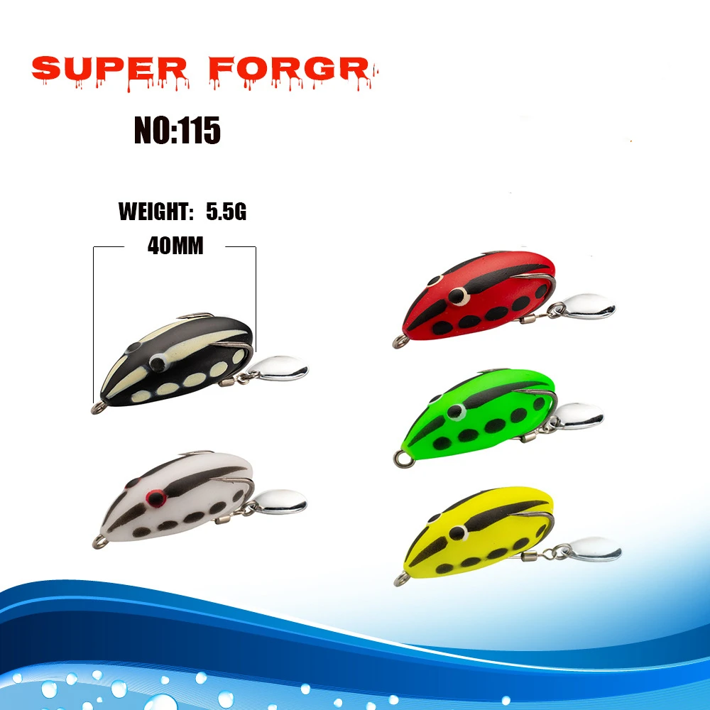 Frog Fishing Bait 40 mm 5.5 g Spoon ABS Pencil Lure - view 5